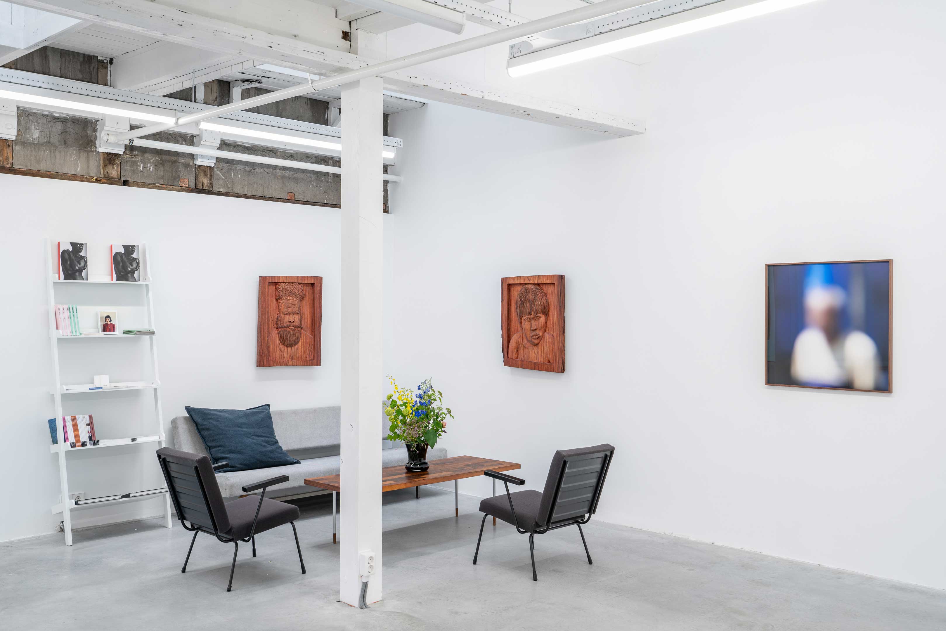 18.04 Installation view with works by Kemang Wa Lehulere and Alexandra Karakashian